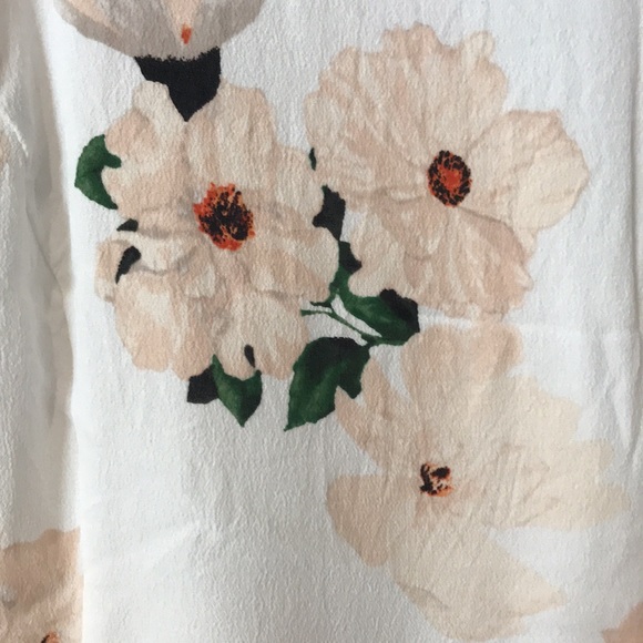 Dynamite Floral White Dress XSmall - Picture 4 of 5